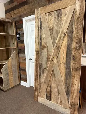 Custom X-brace barn door